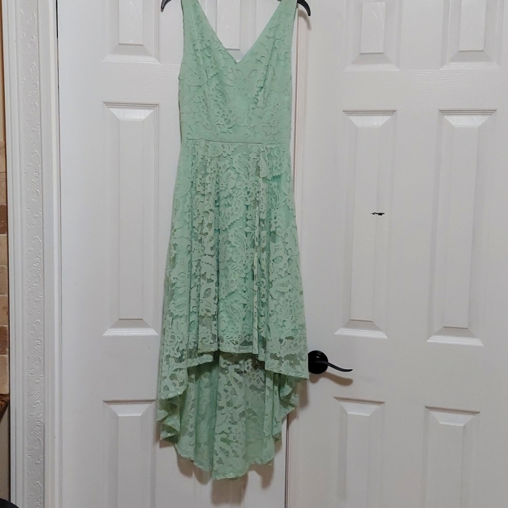 A flowy formal dress